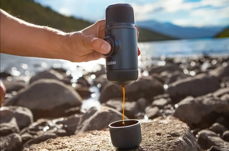 mini espresso machine portable cafetiere de voyage & camping