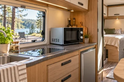 micro onde camping car caravane 2027