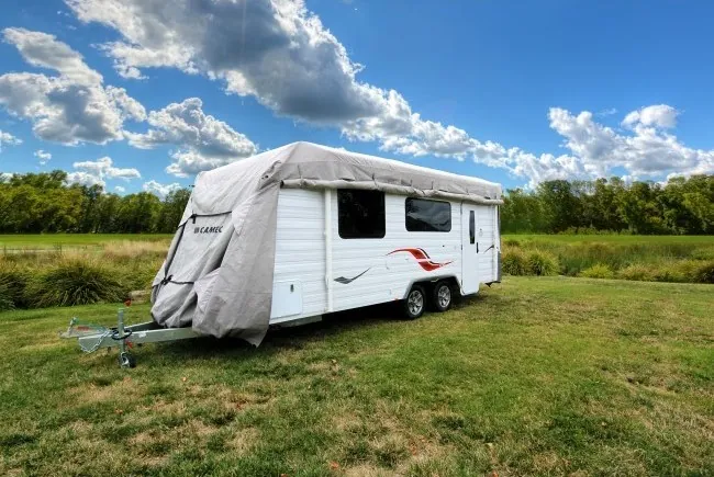 bache de protection de toit pour camping car caravane fourgon aménagé
