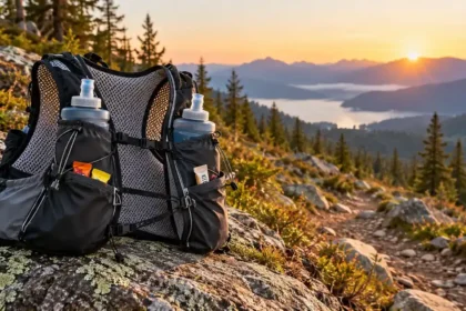 Gilet d’hydratation pour trail en montagne