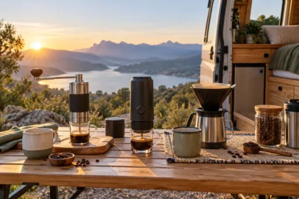 Cafetières nomades pour camping-car