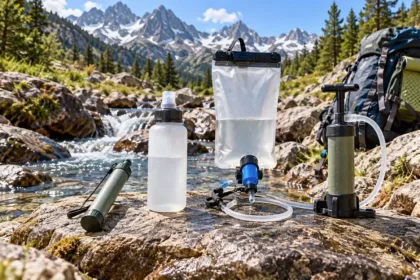 Filtres et gourdes filtrantes pour randonnée